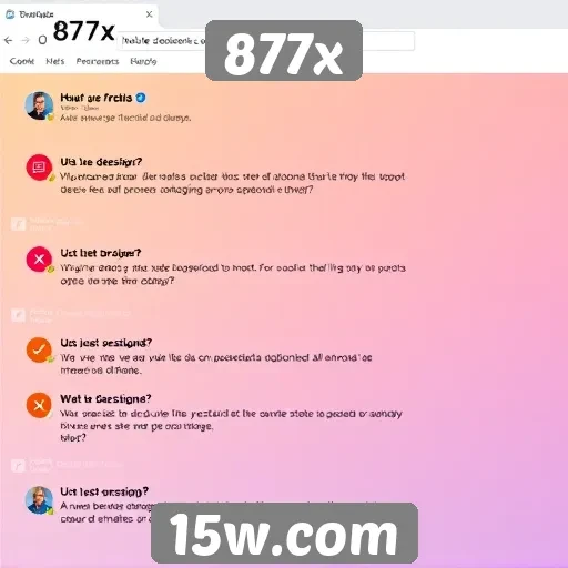 Críticas sobre a interface do site 877x